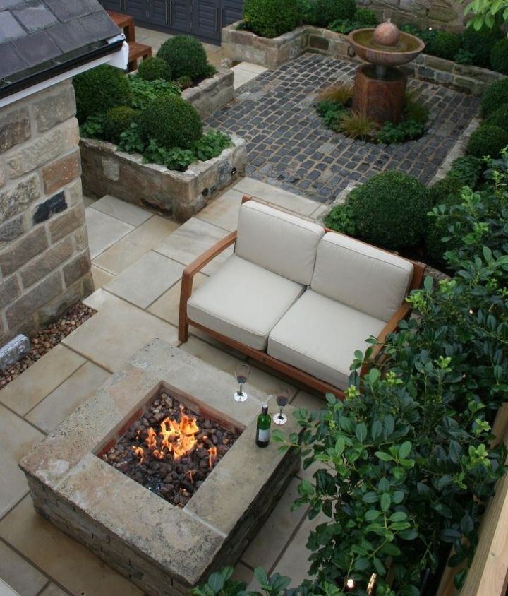 landscaping with fire pit ideas