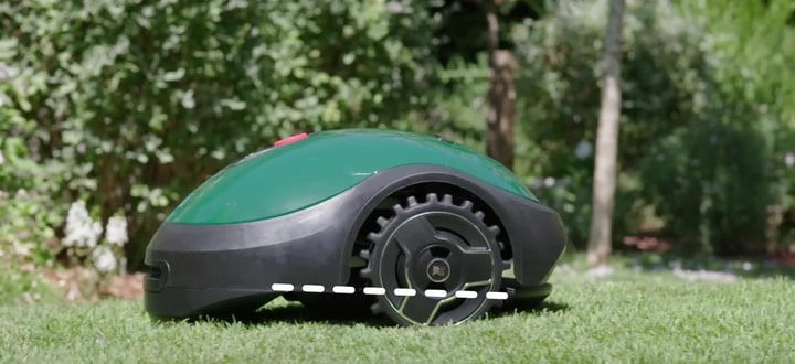 low noise robot lawn mower
