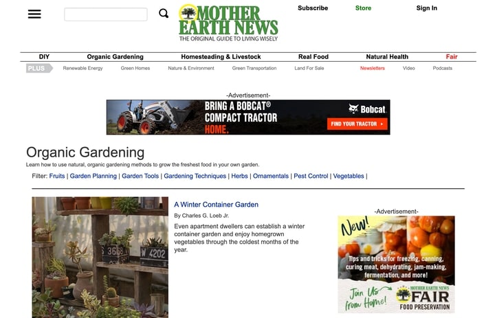 mother earth news best organic gardening resources