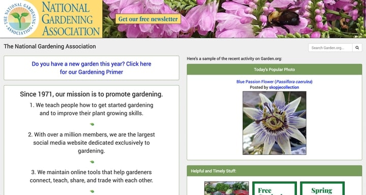 asociación nacional de jardinería