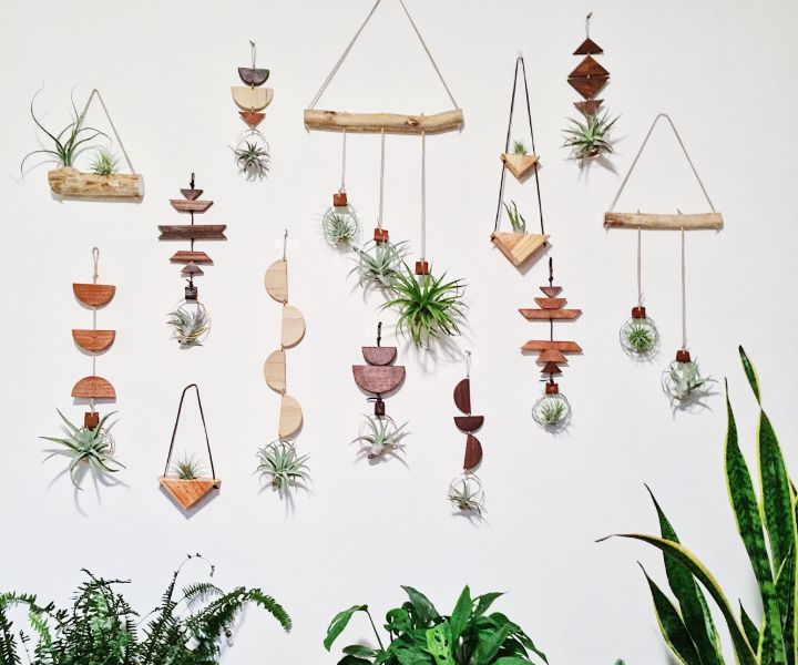 plant wall decor bedroom