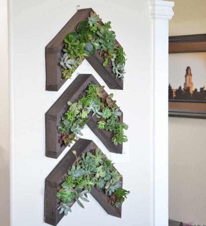 plant wall decor living room