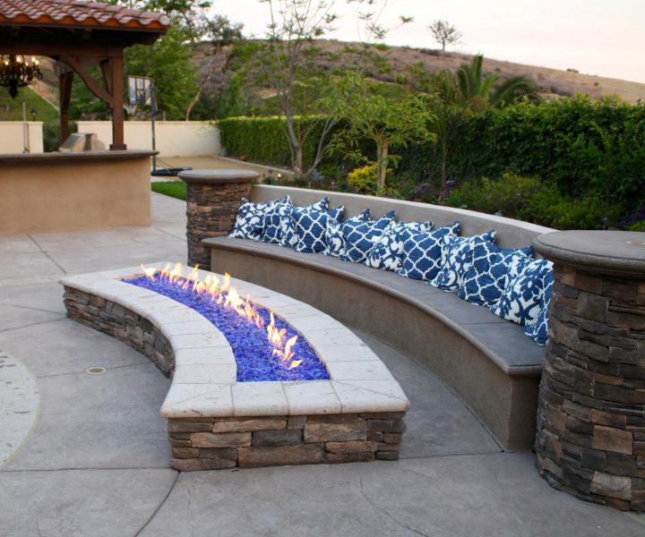 pool and fire pit ideas