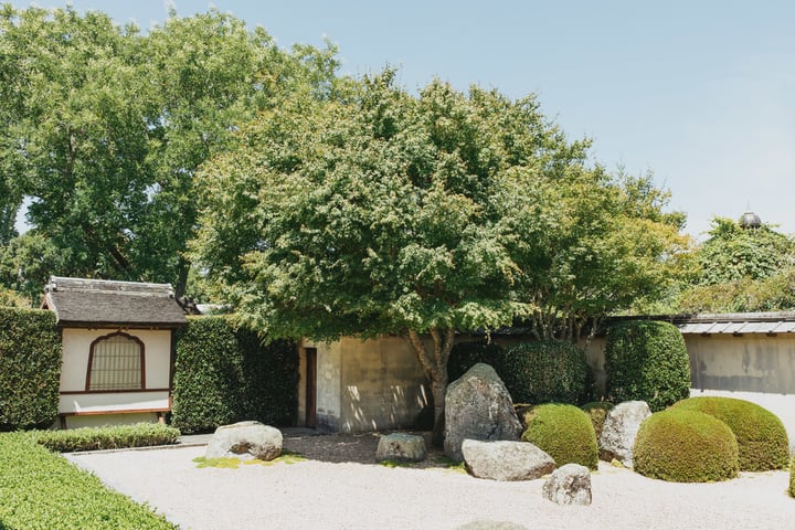 relaxing zen garden