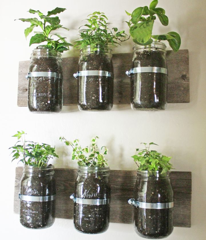 wall planter glass