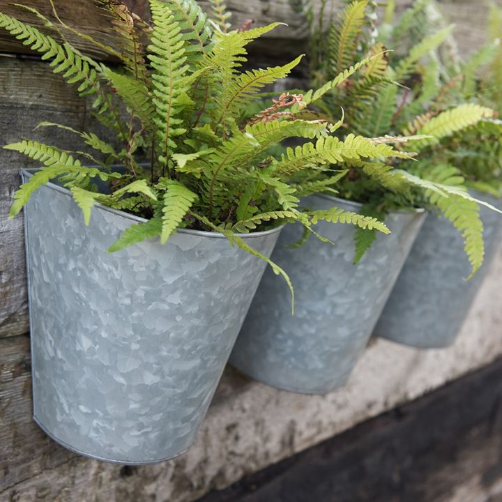 wall planter grey