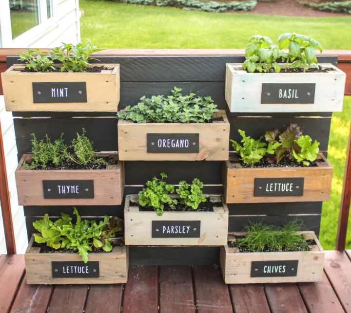 wall planter herbs