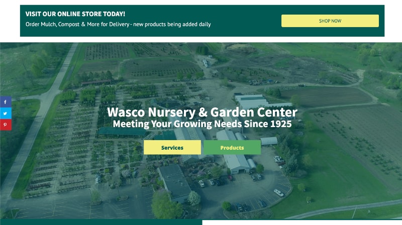 wasco nursery garden center