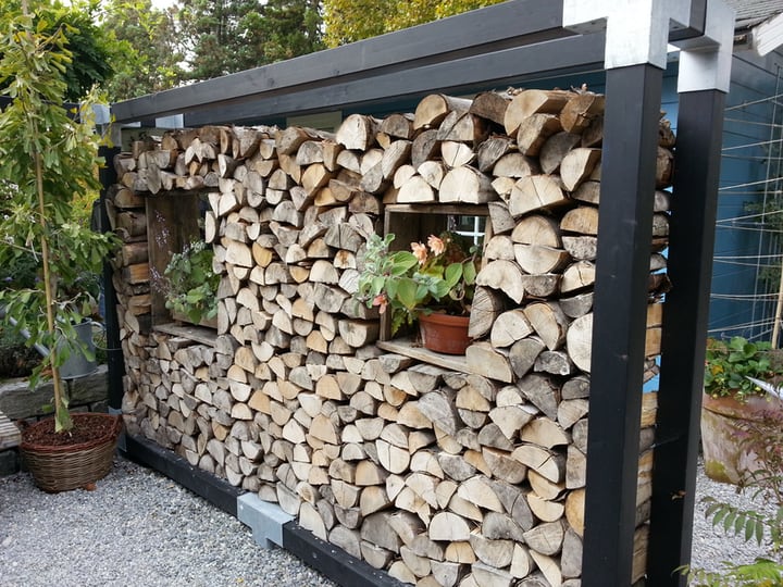 wooden wall garden