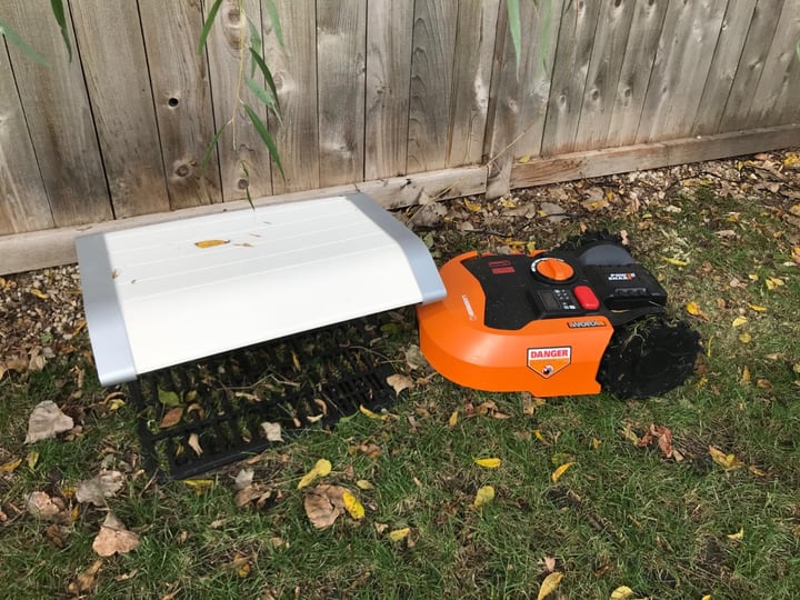 worx robot lawnmower with rain sensor