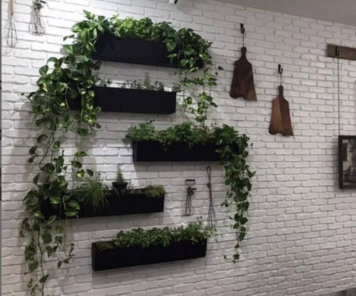 large wall hanging planters