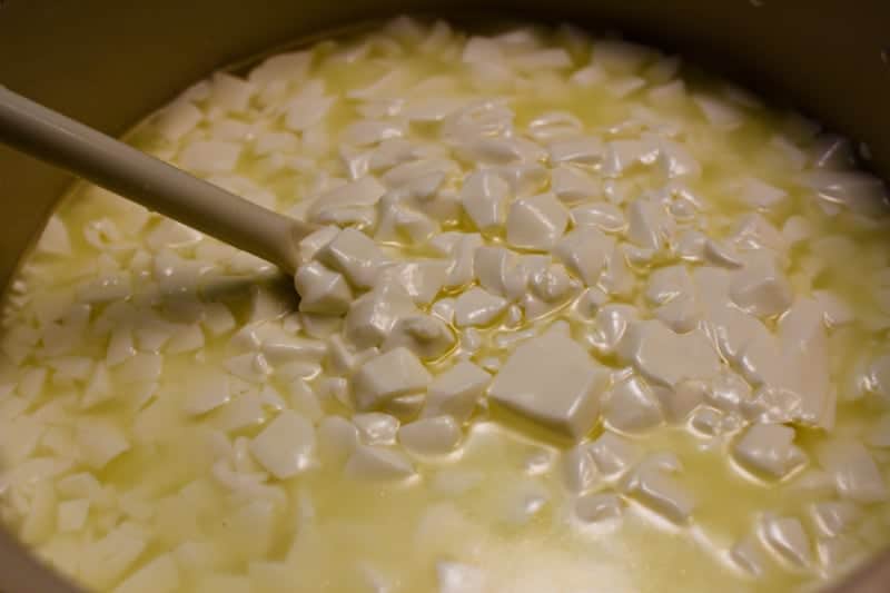 cooking the curds